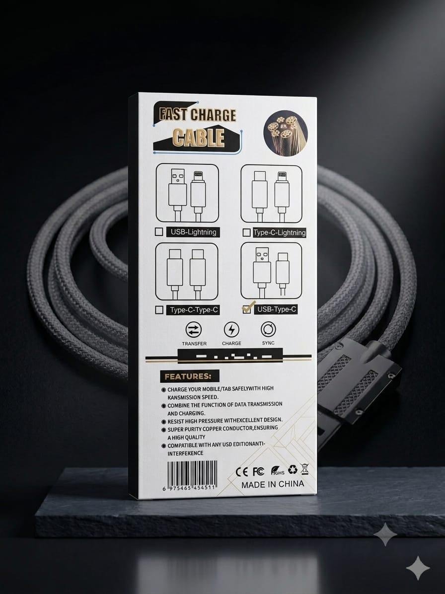 VYZO Silver Latch Cable
