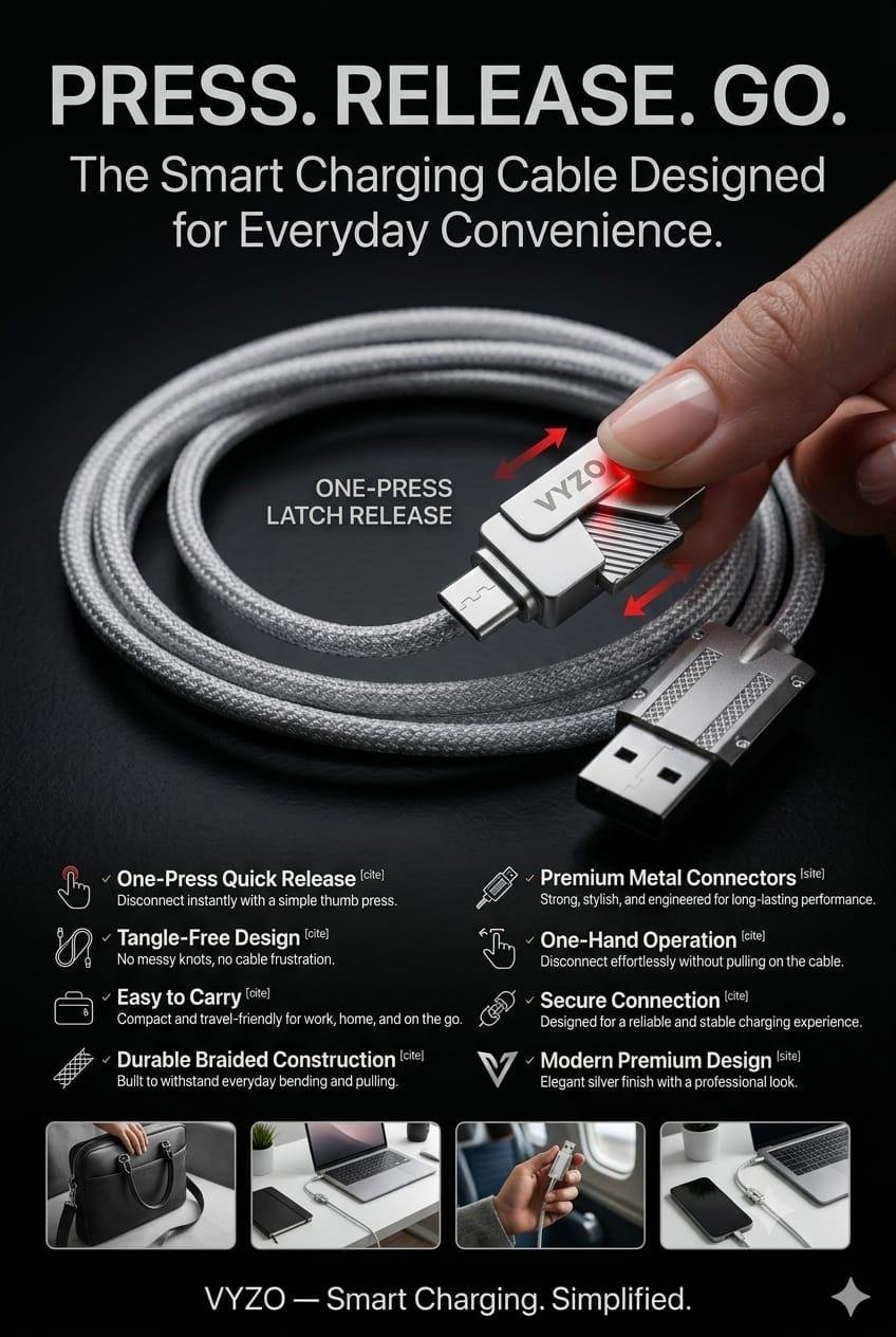 VYZO Cable Silver 4